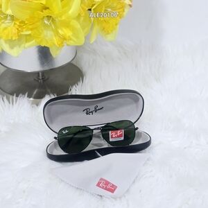 Ray-Ban Classic Aviator Sunglasses RB3025 58□14 140 Black and Green New